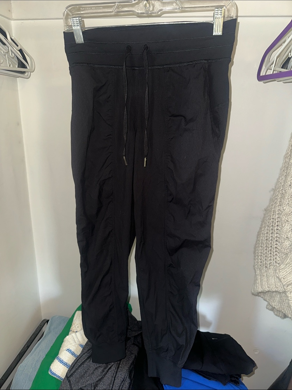 Lululemon Black Drawstring Jogger Pants
